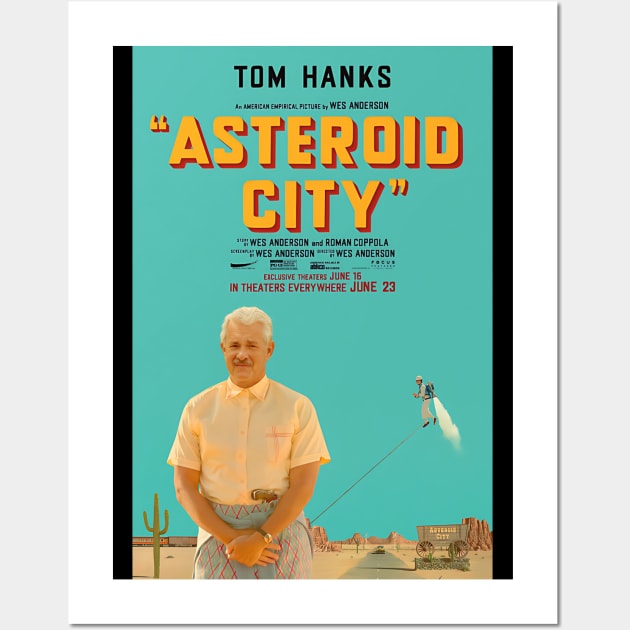 Asteroid City Tom Hanks Poster Wall Art by charm3596